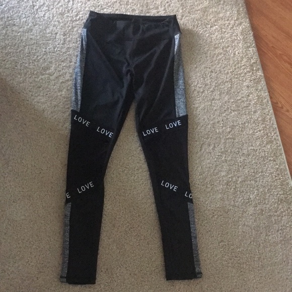 Pants - NWOT Love Workout Leggings Sheer Knees